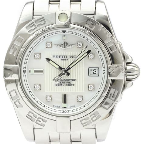 breitling galactic 32 diamond ladies watch